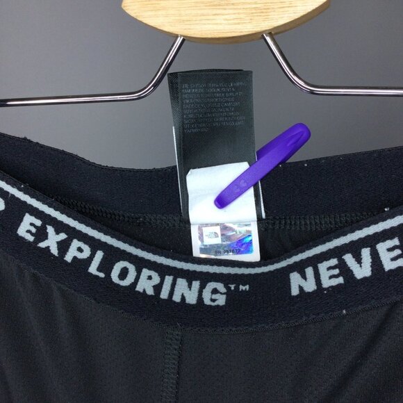 The North Face Biker Shorts Men's Medium Black Padded Liner Never Stop Exploring - Picture 7 of 7